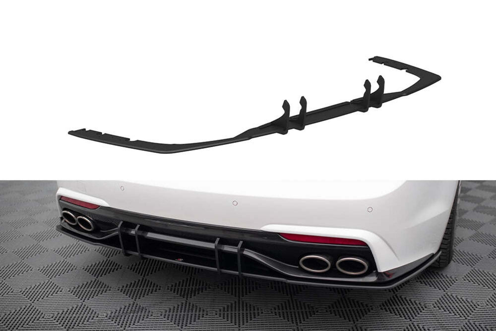 Maxton Design difuzor bară spate pentru Kia Stinger (2017-2023), negru mat