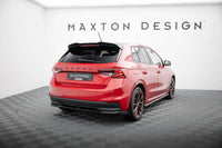 Maxton Design rear spoiler for Skoda Fabia (from 2021), gloss black