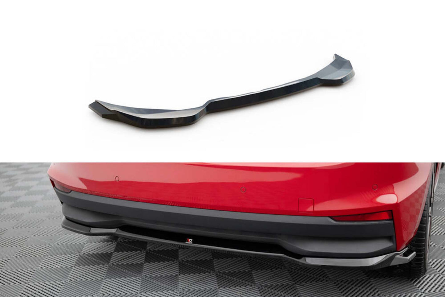 Maxton Design rear spoiler for Skoda Fabia (from 2021), gloss black
