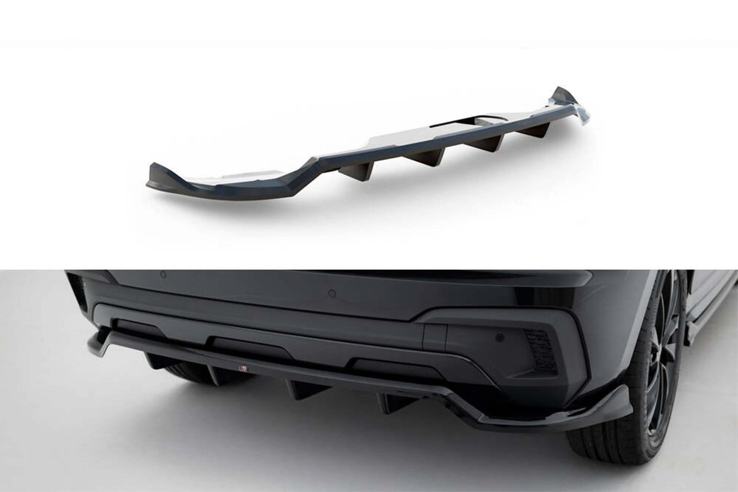 Spoiler bara spate Maxton Design pentru Skoda Kamiq Monte Carlo (după 2023), negru lucios
