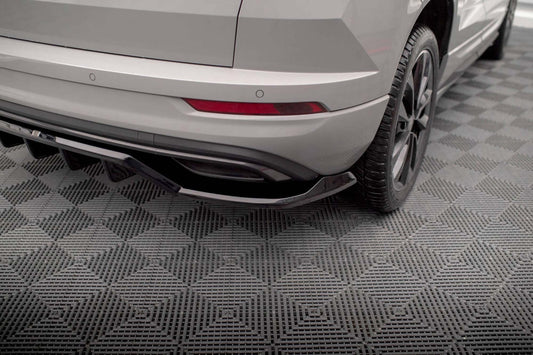 Prelungire bara spate Maxton Design pentru Skoda Karoq Sportline Mk1 (2021-), negru lucios