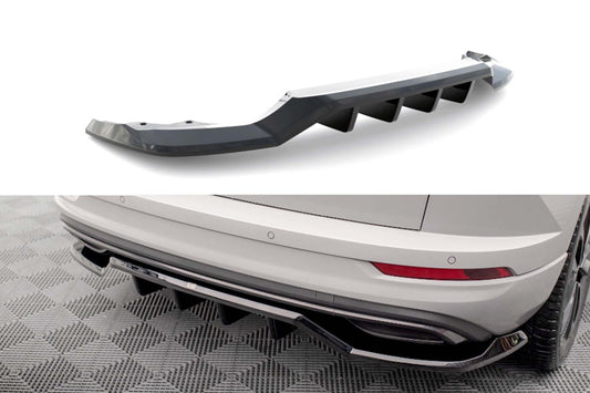 Prelungire bara spate Maxton Design pentru Skoda Karoq Sportline Mk1 (2021-), culoare carbon