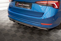 Spoiler bara spate Maxton Design pentru Skoda Octavia Sportline (dupa 2019), lac negru