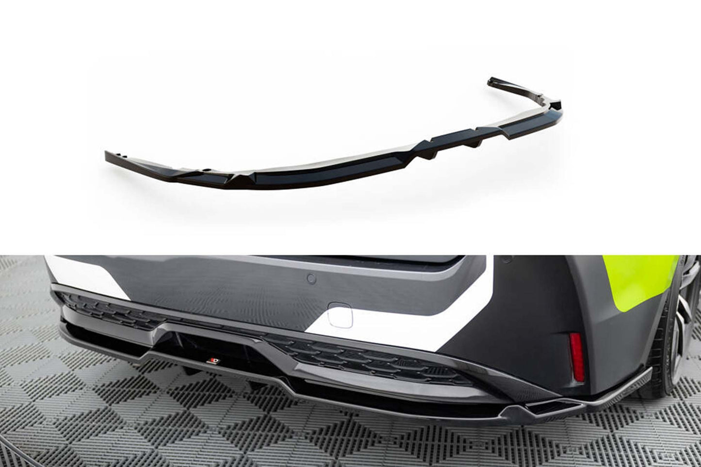 Maxton Design difuzor bară spate pentru Toyota Corolla GR Sport station wagon (2019-2023), negru lucios