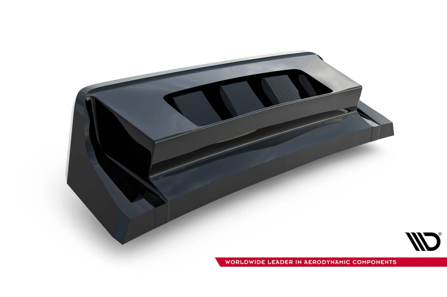 Extensie bara spate Maxton Design pentru Volkswagen T-Roc R (2017-2021), lac negru