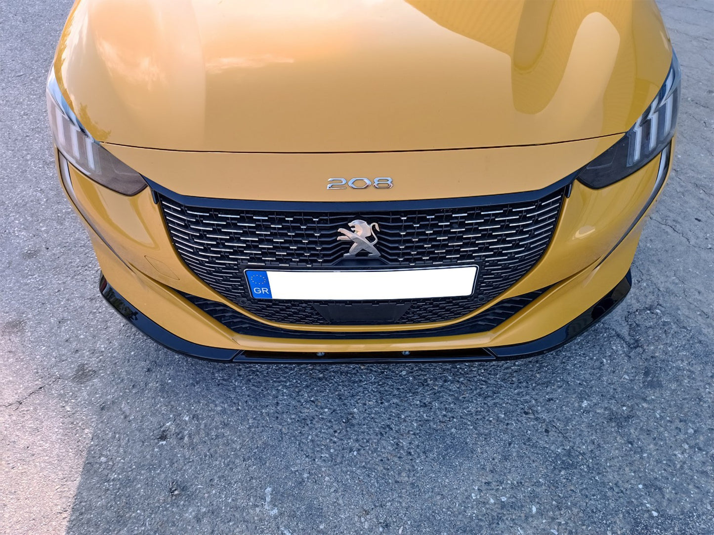 Motordrome Design splitter versiunea 2 pentru Peugeot 208 Mk2 (2019+)