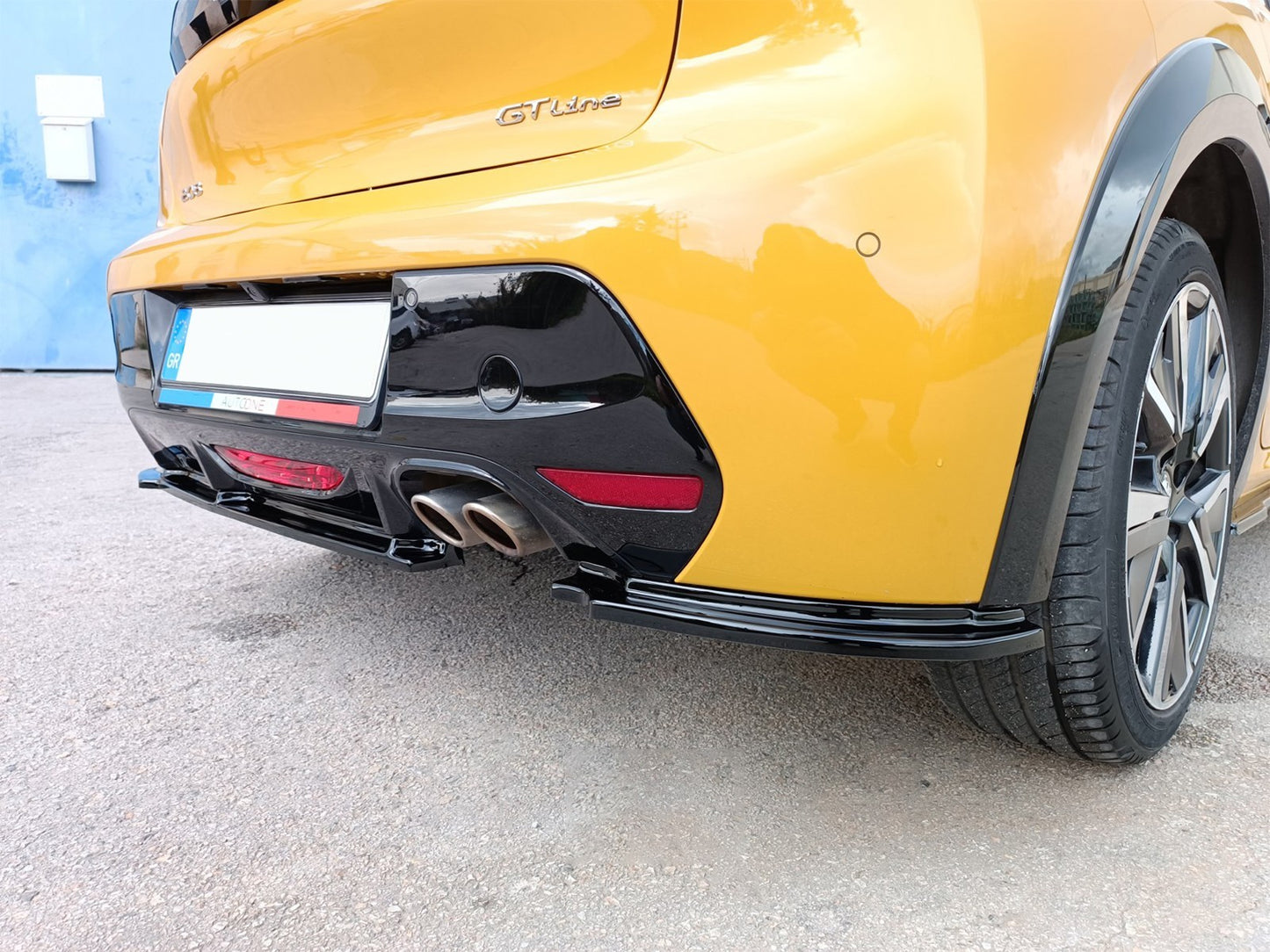 Motordrome Design diffuser versiunea 2 pentru Peugeot 208 Mk2 (2019+)