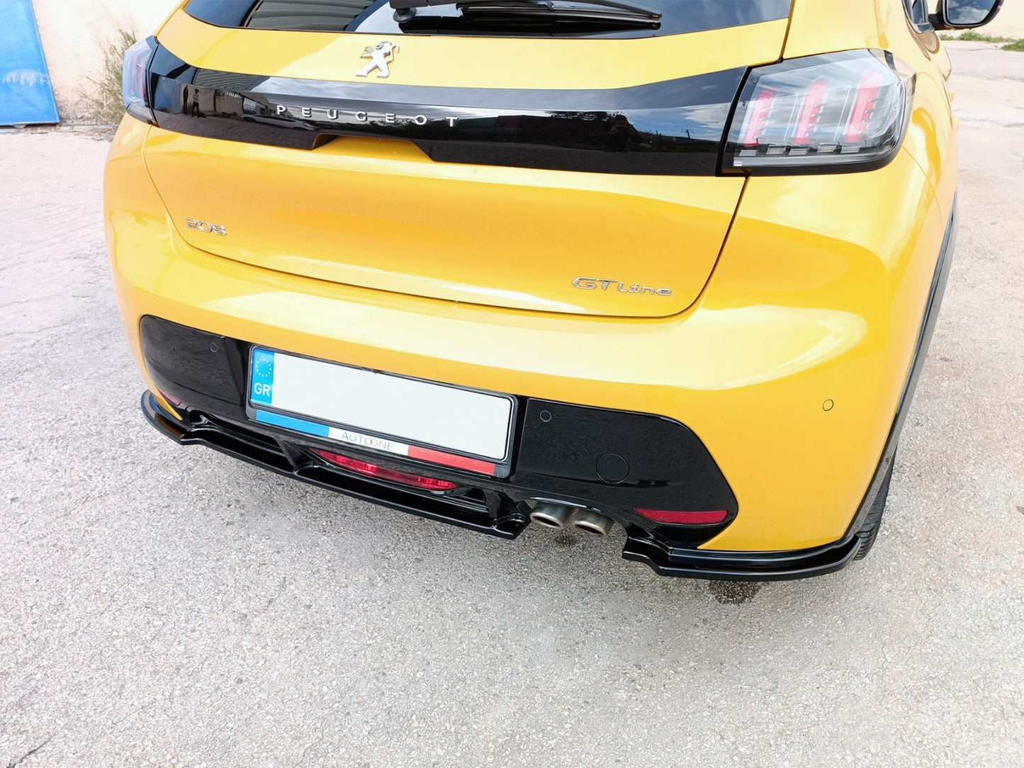 Motordrome Design diffuser versiunea 2 pentru Peugeot 208 Mk2 (2019+)