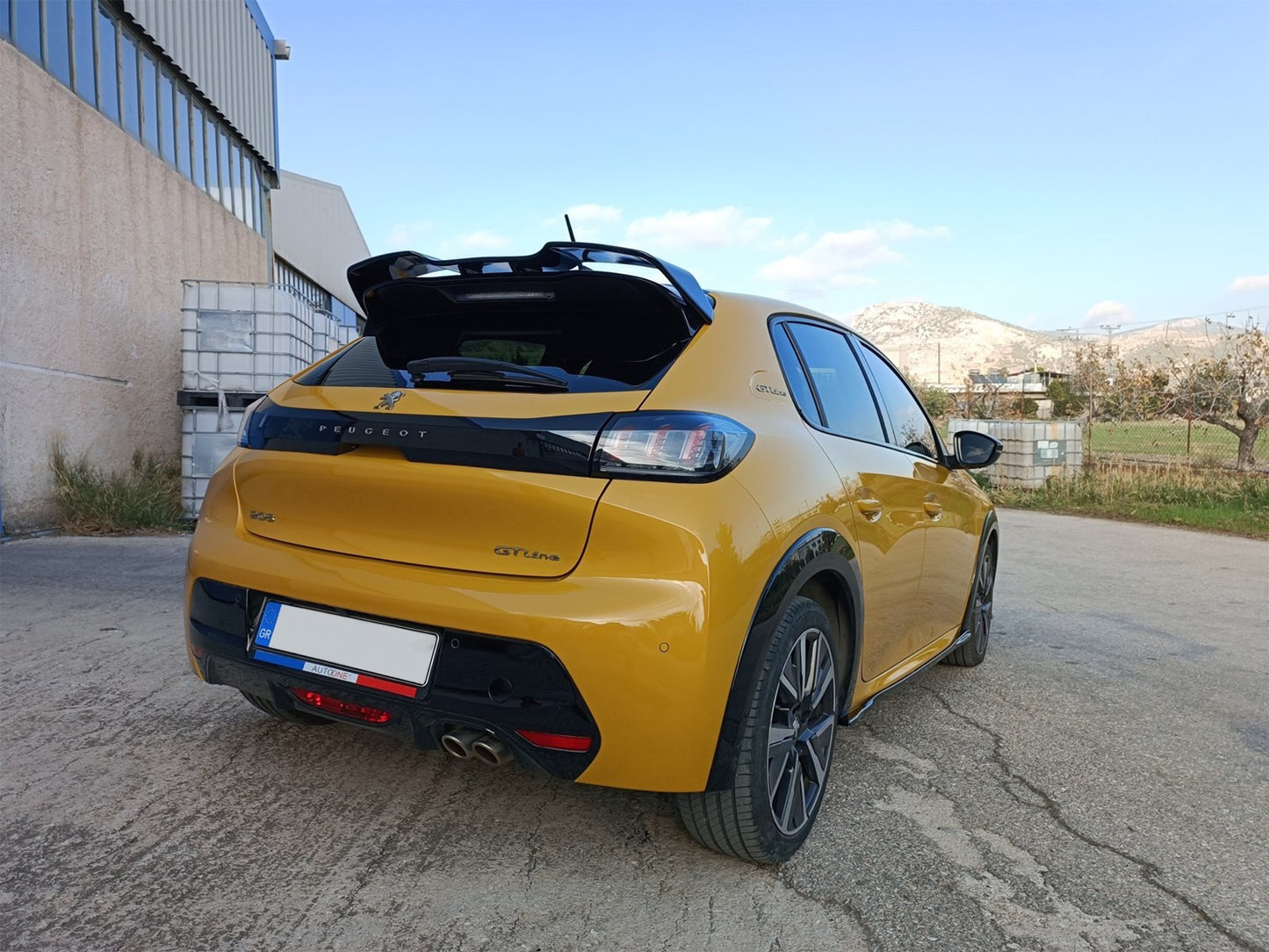 Motordrome Design plafon spoiler versiunea 3 pentru Peugeot 208 Mk2 (2019+)