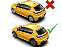 Motordrome Design plafon spoiler versiunea 3 pentru Peugeot 208 Mk2 (2019+)