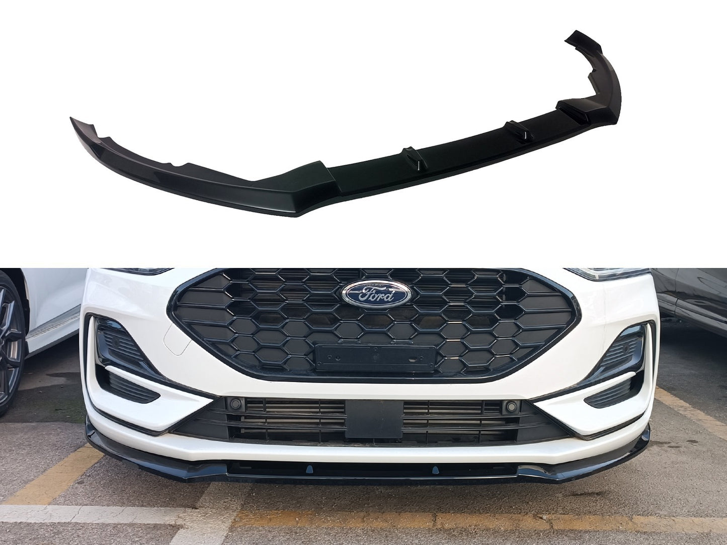 Spoiler pentru bara fata Motordrome Design pentru Ford Focus Mk4 ST/ST-Line (dupa 2021)