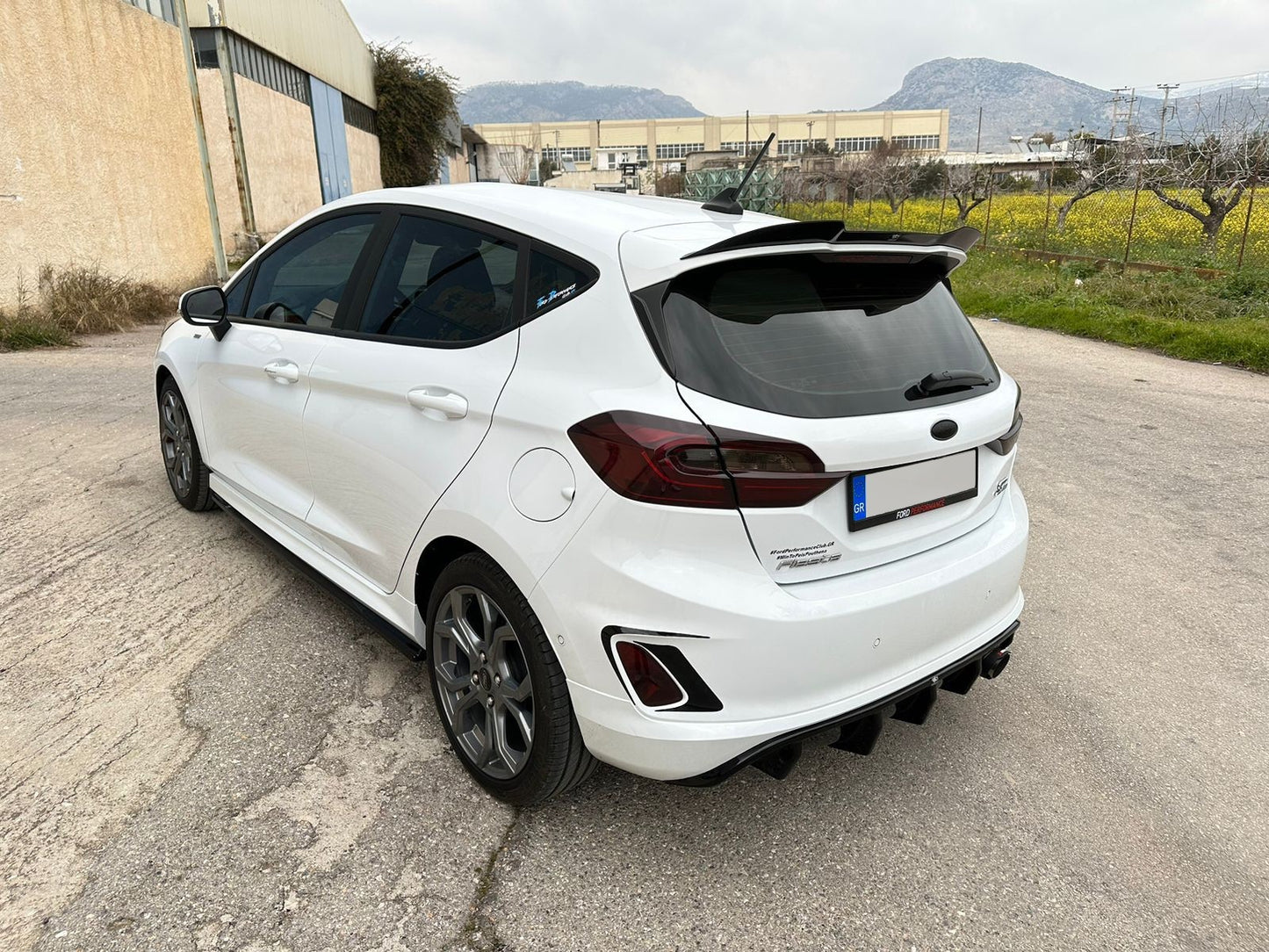 Motordrome Design roof spoiler pentru Ford Fiesta Mk8 ST/ST‑Line (dupa 2017)
