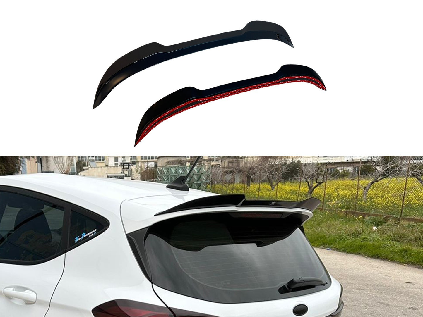 Motordrome Design roof spoiler pentru Ford Fiesta Mk8 ST/ST‑Line (dupa 2017)