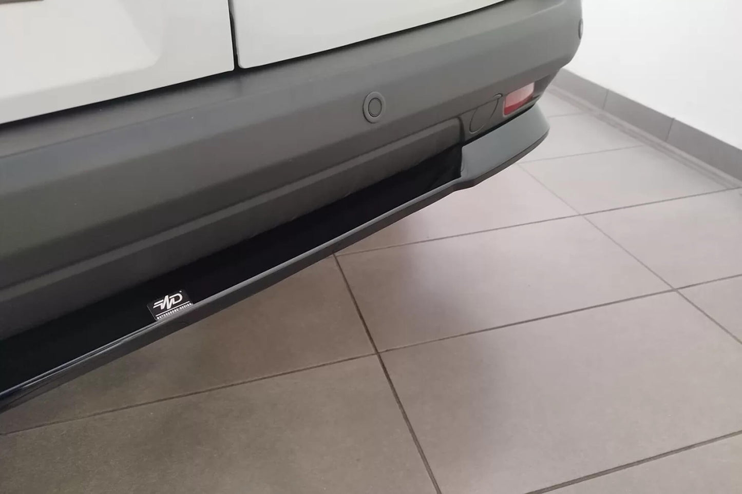 Motordrome Design rear bumper spoiler for Ford Transit Courier after 2023