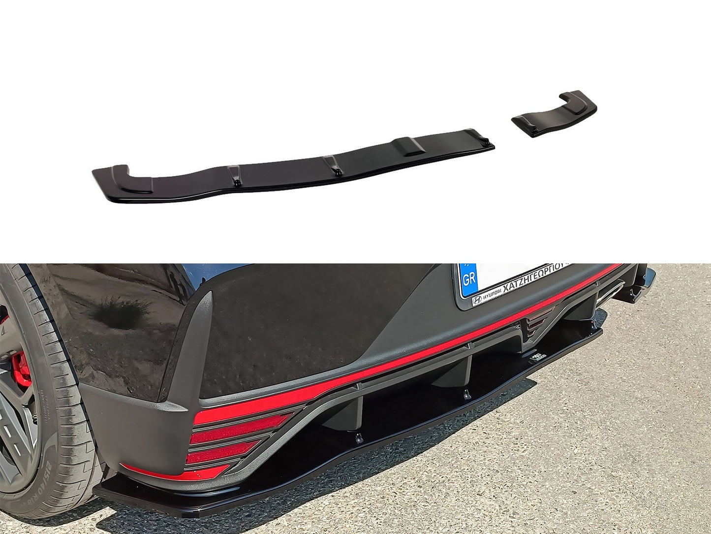 Motordrome Design diffuser pentru Hyundai i20 N Mk3 (2020+)