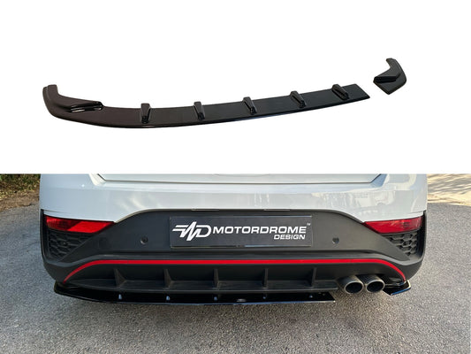 Diffuser bara spate Motordrome Design pentru Hyundai i30 Mk3 N, N-Line hatchback, Fastback (2020-)