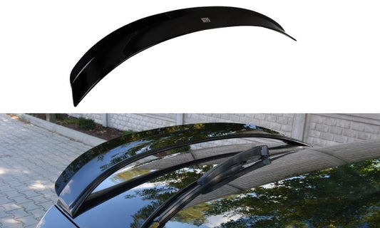Maxton Design Boot Spoiler Extension for Skoda Octavia MK3 RS sedan (2013-2019), gloss black