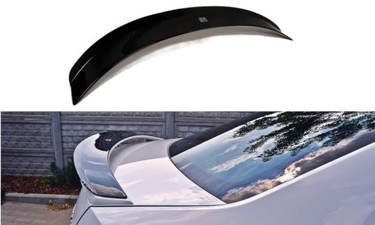Maxton Design Boot Spoiler Extension for Skoda Octavia MK3 RS Saloon (2013-2019), Matte Black