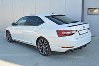 Spoiler Maxton Design versiunea 1 pentru portbagajul Skoda Superb (2015-2019), Superb (după 2019), hatchback, lac negru