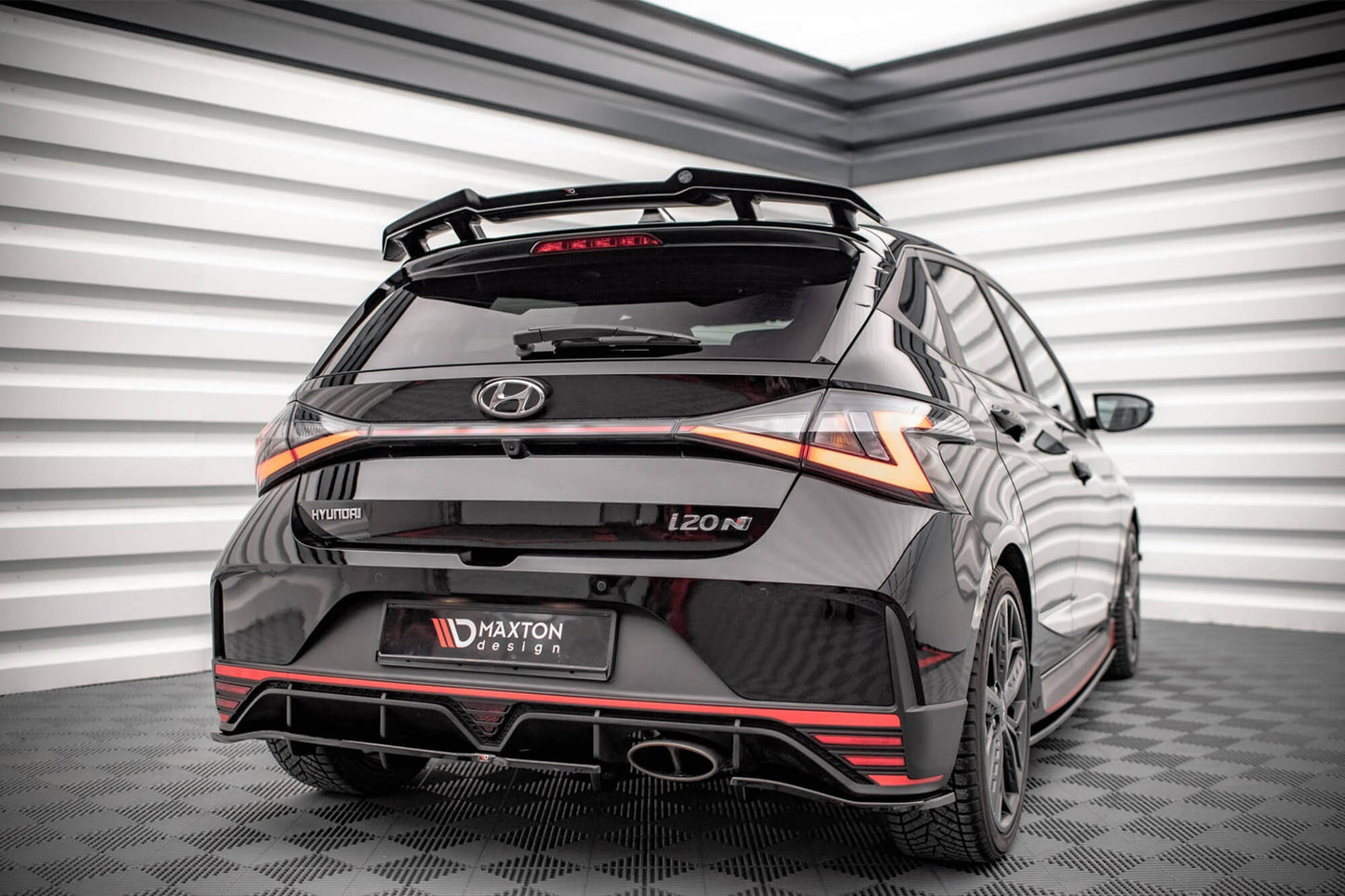 Maxton Design spoiler portbagaj pentru Hyundai i20 N (2020+), negru mat