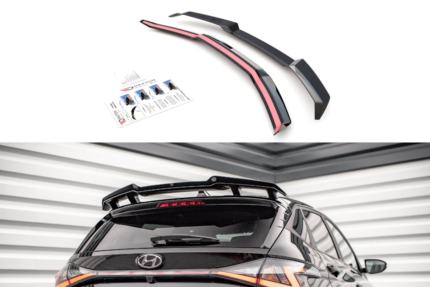 Maxton Design spoiler portbagaj pentru Hyundai i20 N (2020+), culoare carbon