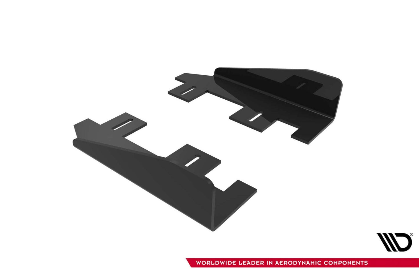 Praguri laterale Maxton Design pentru Ford Focus ST (2015-2018), negru lucios