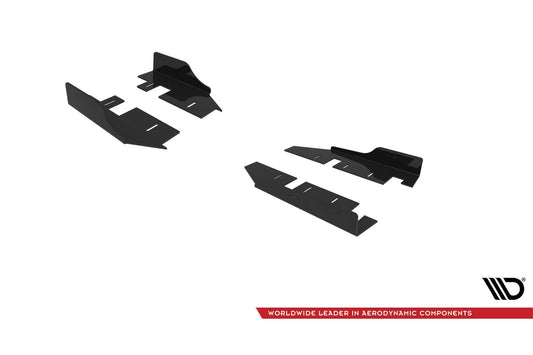Praguri laterale Maxton Design pentru Hyundai Veloster N (2018-2022), negru lac