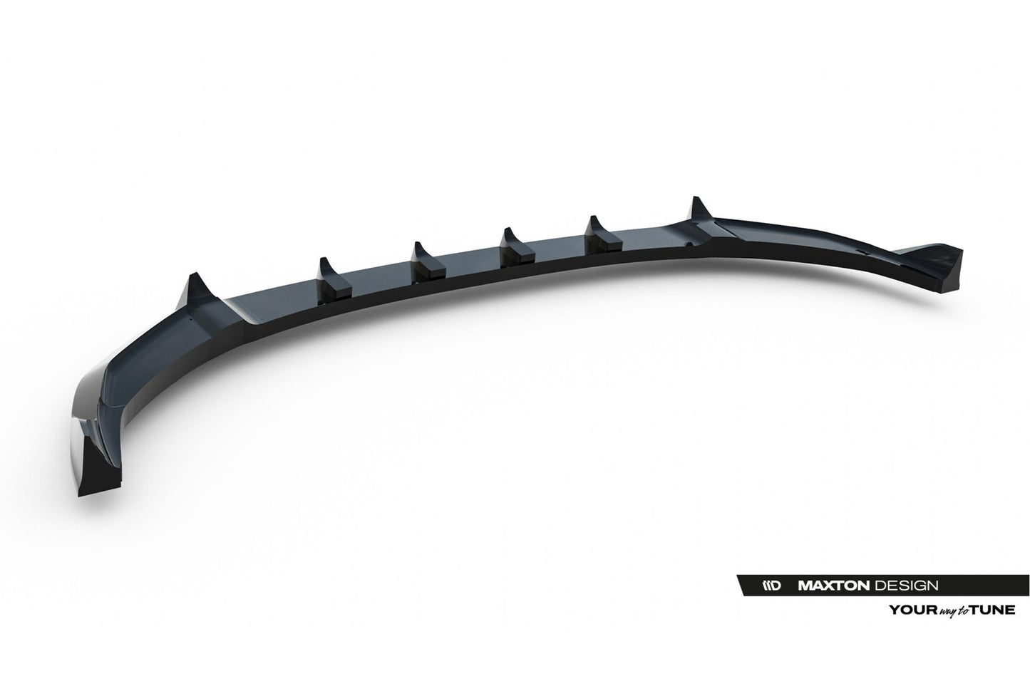 Splitter Maxton Design pentru bara fata a Hyundai Tucson MK4 Facelift (2024-), negru lac