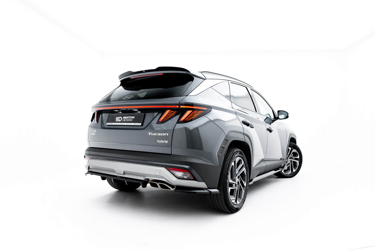 Difuser bara spate Maxton Design pentru Hyundai Tucson MK4 Facelift (2024-), negru lac