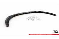 Maxton Design front bumper spoiler version 1 for Kia Optima (2015-2020), gloss black