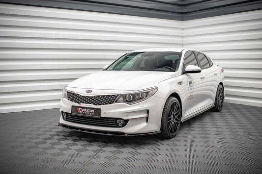 Maxton Design versiune 1 spoiler bara fata pentru Kia Optima (2015-2020), negru lac
