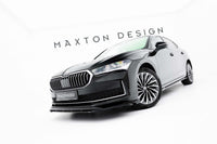 Maxton Design Front Splitter V1 for Skoda Superb (2024 onwards) front bumper, gloss black