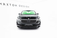 Maxton Design Front Splitter V1 for Skoda Superb (2024 onwards) front bumper, gloss black