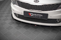 Maxton Design V2 Front Bumper Splitter for Kia Optima (2015-2018), Gloss Black