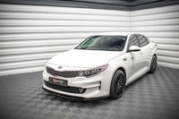 Maxton Design V2 Front Bumper Splitter for Kia Optima (2015-2018), Gloss Black
