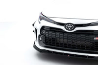 Spoiler bară față Maxton Design versiunea 2 pentru Toyota GR Corolla (2022-2024), negru lucios