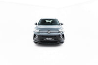 Spoiler Maxton Design versiunea 2 pentru bara fata R‑Line a VW Tiguan dupa 2024, negru lacuit