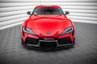 Maxton Design spoiler bară față versiunea 4 pentru Toyota Supra (2019-), negru lucios