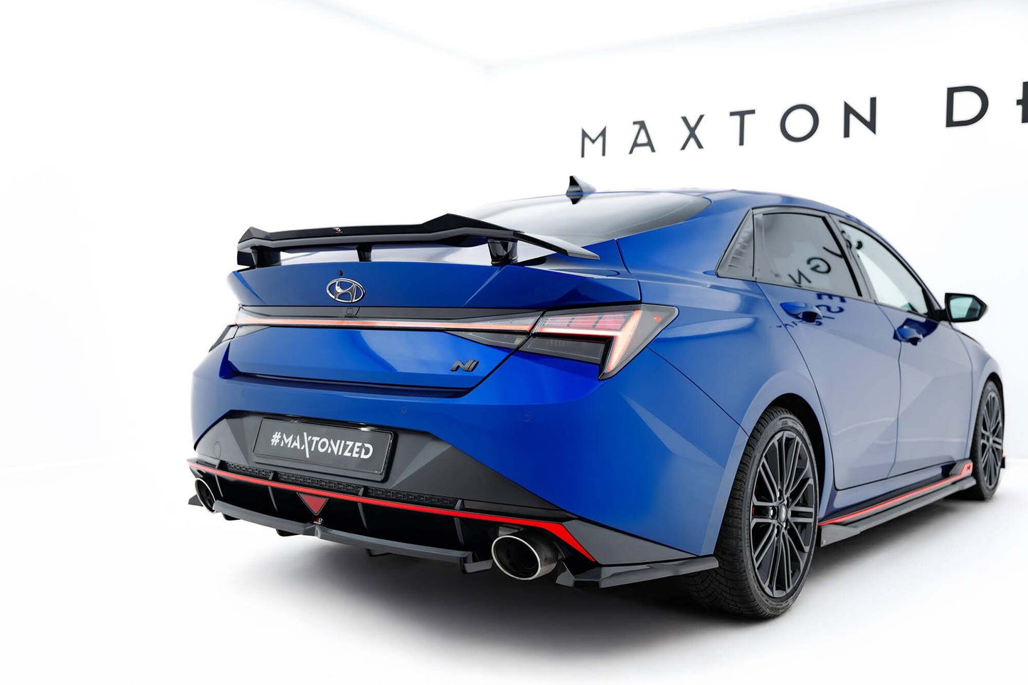 Maxton Design spoiler portbagaj pentru Hyundai Elantra N (2020-2023), negru lac