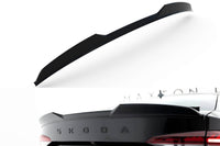 Spoiler portbagaj Maxton Design pentru Skoda Octavia RS, Sportline, Standard Liftback (2020-2024), lac negru