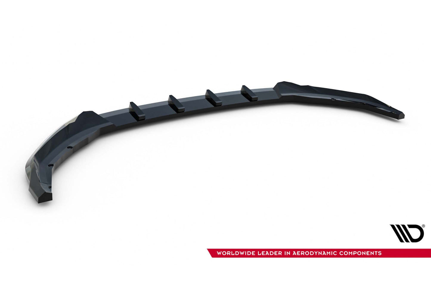 Maxton Design spoiler bara fata pentru Skoda Kodiaq (dupa 2024), negru lac