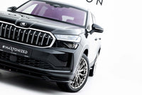 Maxton Design spoiler bara fata pentru Skoda Kodiaq (dupa 2024), negru lac