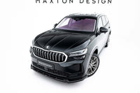 Maxton Design spoiler bara fata pentru Skoda Kodiaq (dupa 2024), negru lac