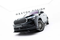 Maxton Design spoiler bara fata pentru Skoda Kodiaq (dupa 2024), negru lac