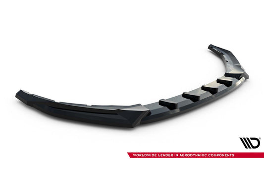 Maxton Design spoiler bară față pentru Skoda Kodiaq (după 2024), negru lucios
