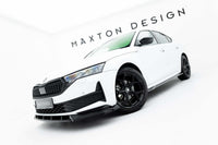Maxton Design spoiler bara fata pentru Skoda Octavia Sportline Liftback si break (dupa 2024), negru lac