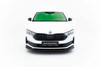 Maxton Design spoiler bara fata pentru Skoda Octavia Sportline Liftback si break (dupa 2024), negru lac