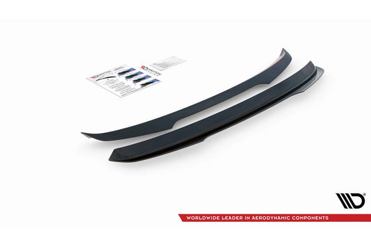 Maxton Design plafon spoiler pentru Skoda Fabia Combi (dupa 2014), lac negru
