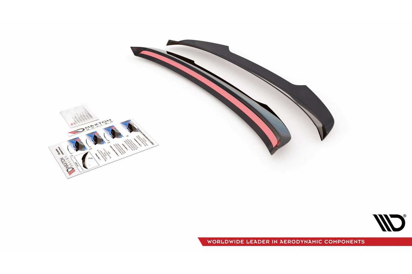 Maxton Design spoiler plafon pentru Skoda Fabia Combi (după 2014), negru lucios