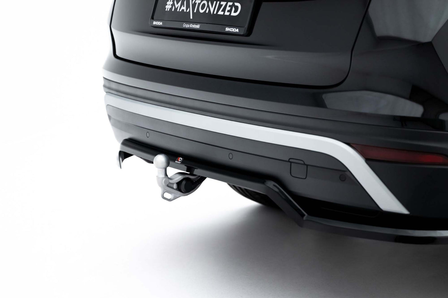 Maxton Design spoiler bara spate pentru Skoda Kodiaq (dupa 2024), negru lac